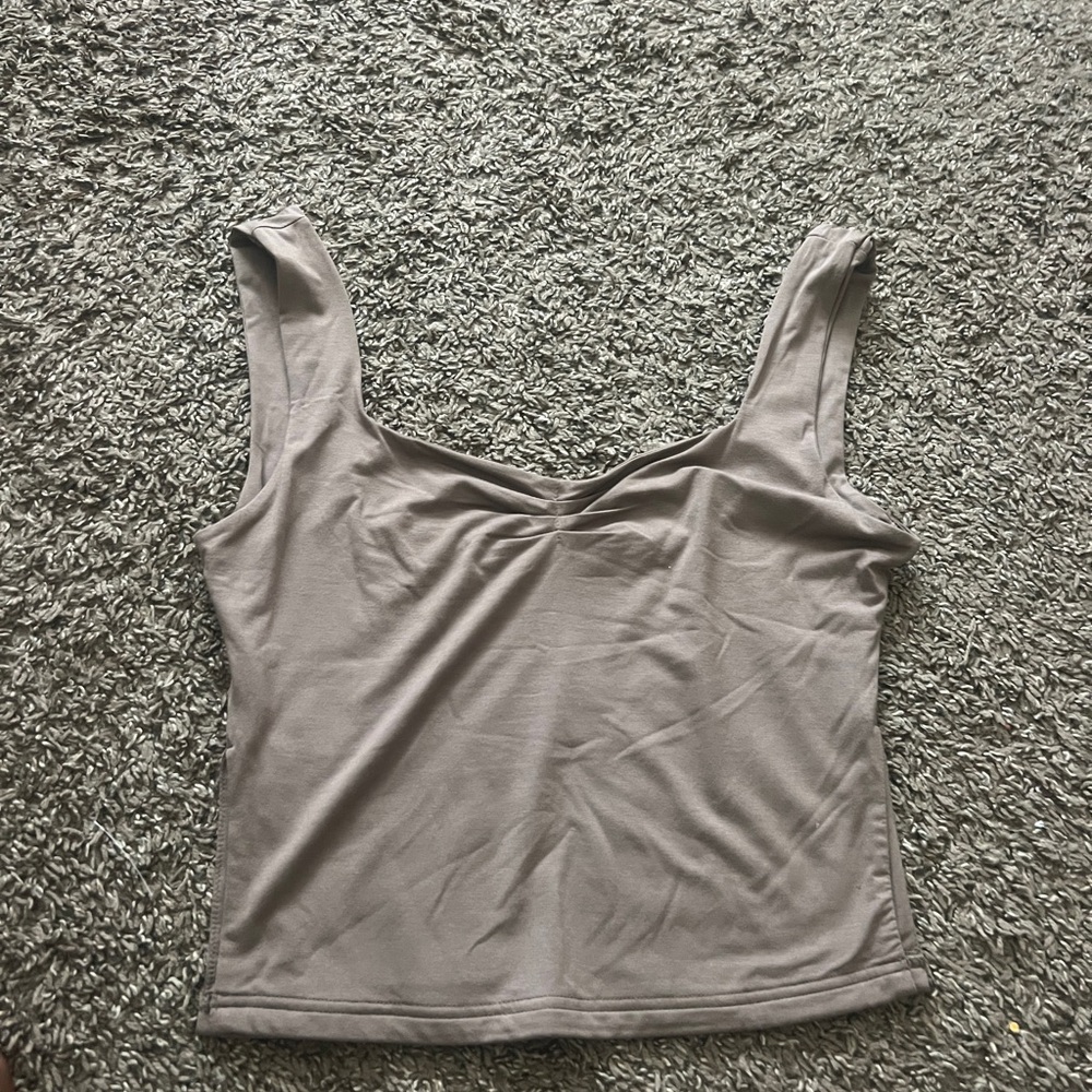 Brown tank top